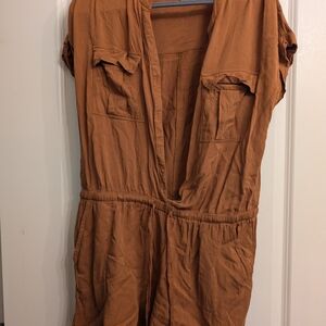 Women's Burnt Orange Romper
